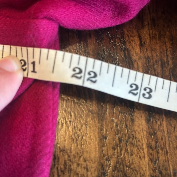 Talbots | 100% Wool (Gabardine) Blazer/Jacket, Pink Cranberry - Picture 6 of 8